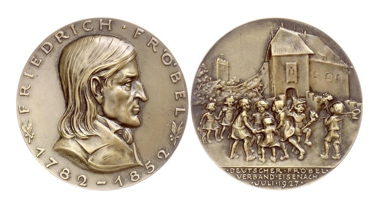 Building blocks designed by Friedrich Froebel